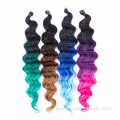 Synthetic Bulk Crochet Braids Deep Wave Crochet Hair